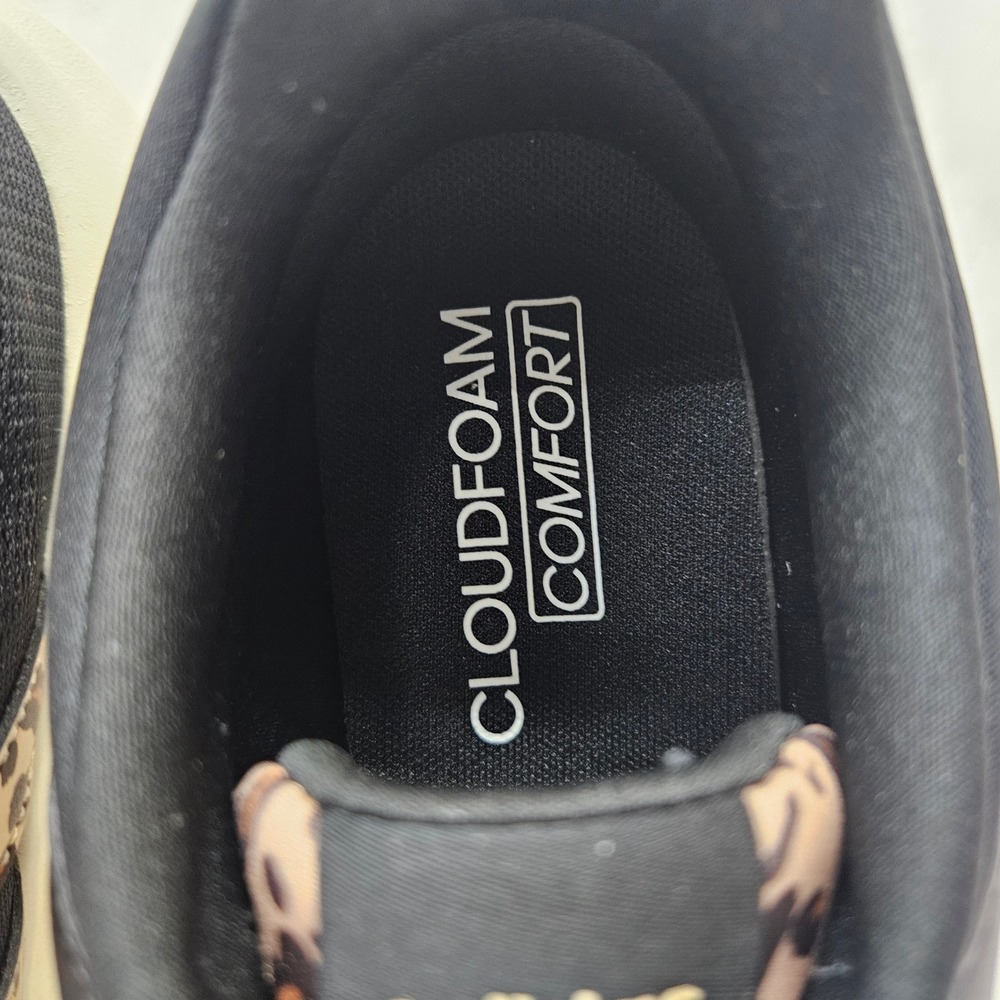 Adidas Lite Racer 4.0 Running Shoes IH5273 Black Leopard Print Womens Size 10 - Picture 9 of 9